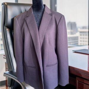 Ann Taylor One Button Blazer Brown DC